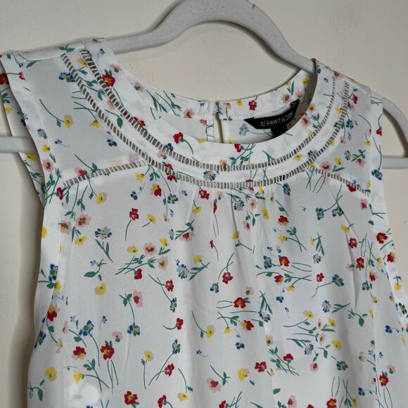 41 Hawthorn Eliee Sleeveless Lace Floral Blouse Multicolor NWT Size Large - Picture 3 of 7